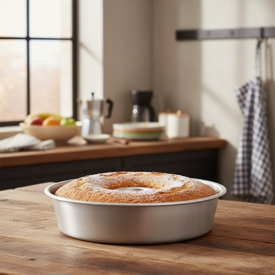 Forma con buco in alluminio bianco durevole made in italy